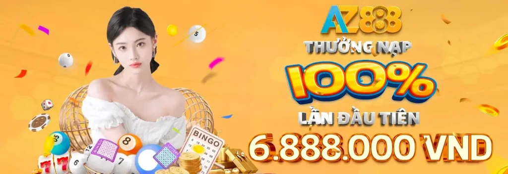 Az888 thưởng nạp đầu 100%